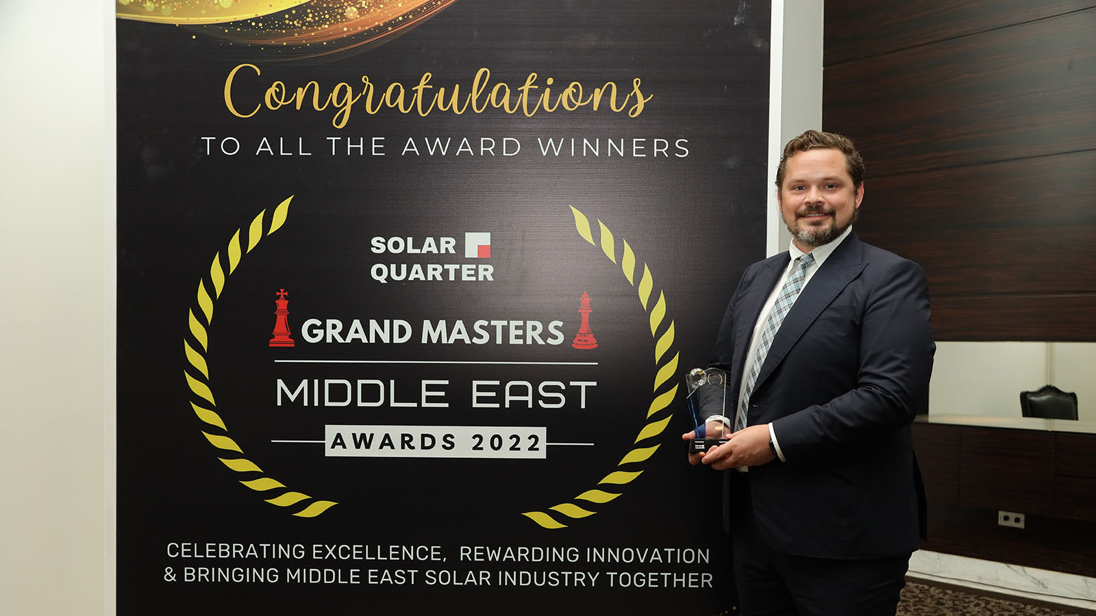 Johnny Kollin Bags Award for Corporate Advisory in the Middle East Solar Energy Industry